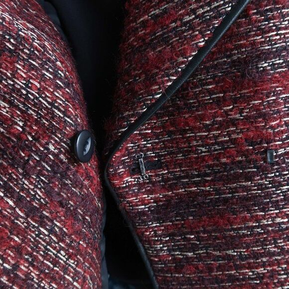 Classiques Entier Larch Tweed & Leather Jacket - Picture 7 of 8